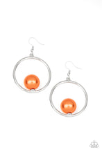 Load image into Gallery viewer, Solitaire REFINEMENT - Orange Earrings