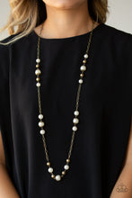 Load image into Gallery viewer, Wall Street Waltz - Brass Necklace