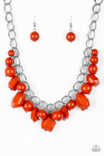 Load image into Gallery viewer, Gorgeously Globetrotter - Orange Necklace