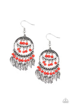 Load image into Gallery viewer, Herbal Remedy - Red Earrings