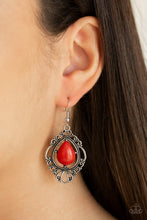 Load image into Gallery viewer, Southern Fairytale - Red Earrings