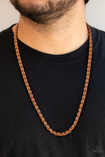 Load image into Gallery viewer, Go Down Fighting - Copper Necklace