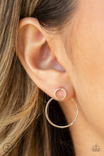 Load image into Gallery viewer, Spin Cycle - Rose Gold Double-Sided Post Earrings