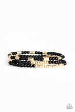 Load image into Gallery viewer, Micro Beading - Black Set of Bracelets