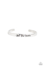 Load image into Gallery viewer, Love One Another - Silver Bracelet