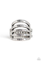 Load image into Gallery viewer, Never Lose Faith - Silver Ring