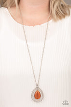 Load image into Gallery viewer, GLOW and Tell - Orange Necklace