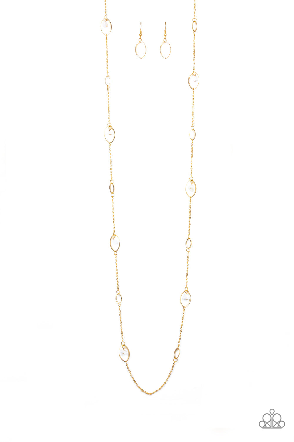 Rocky Razzle - White Necklace
