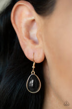 Load image into Gallery viewer, Shop Til You TEARDROP - Black Necklace