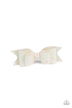 Load image into Gallery viewer, Put A Bow On It - White Hair Clip