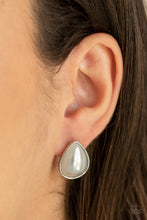 Load image into Gallery viewer, SHEER Enough - White Post Earrings