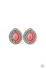 Load image into Gallery viewer, Beaded Blast - Pink Post Earrings