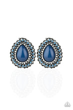 Load image into Gallery viewer, Beaded Blast - Blue Post Earrings