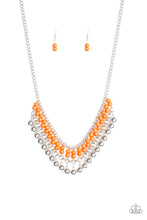 Load image into Gallery viewer, Beaded Bliss - Orange Necklace