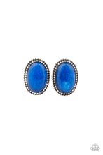 Load image into Gallery viewer, Shiny Sediment - Blue Post Earrings