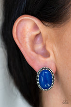 Load image into Gallery viewer, Shiny Sediment - Blue Post Earrings