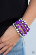 Load image into Gallery viewer, Pop-YOU-lar Culture - Purple Set of Bracelets