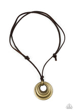 Load image into Gallery viewer, Desert Spiral - Brass Necklace