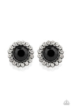 Load image into Gallery viewer, Floral Glow - Black Post Earrings
