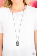 Load image into Gallery viewer, Bada BLING Bada Boom - Black Gunmetal Necklace