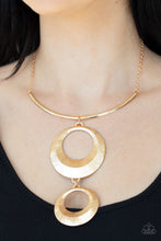 Load image into Gallery viewer, Egyptian Eclipse - Gold Necklace