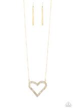 Load image into Gallery viewer, Pull Some HEART-strings - Gold Necklace