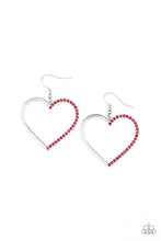 Load image into Gallery viewer, First Date Dazzle - Red Earrings