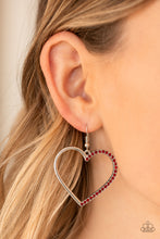 Load image into Gallery viewer, First Date Dazzle - Red Earrings
