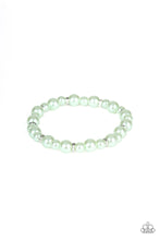 Load image into Gallery viewer, Powder and Pearls - Green Bracelet