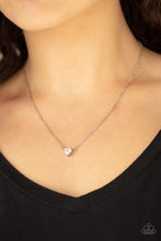 Load image into Gallery viewer, Heartbeat Bling - White Cubic Zirconia Necklace