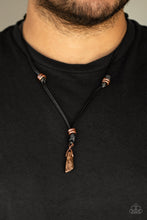 Load image into Gallery viewer, Midnight Meteorite - Copper Necklace