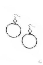 Load image into Gallery viewer, Total Focus - Black Gunmetal Earrings