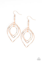 Load image into Gallery viewer, Asymmetrical Allure - Rose Gold Earrings