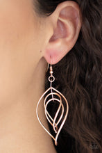 Load image into Gallery viewer, Asymmetrical Allure - Rose Gold Earrings