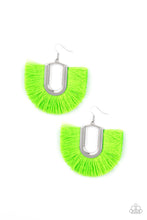 Load image into Gallery viewer, Tassel Tropicana - Green Earrings