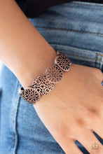 Load image into Gallery viewer, Mandala Mixer - Copper Hinged Bracelet