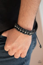 Load image into Gallery viewer, Motor Pool - Black Bracelet