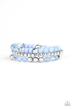 Load image into Gallery viewer, Sugary Shimmer - Blue Set of Bracelets