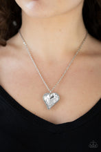 Load image into Gallery viewer, Heart Flutter - White Necklace