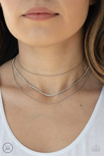 Load image into Gallery viewer, Battle of the Glitz - White Choker Necklace