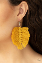 Load image into Gallery viewer, Knotted Native - Yellow Earrings