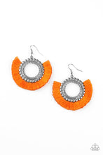 Load image into Gallery viewer, Fringe Fanatic - Orange Earrings