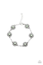 Load image into Gallery viewer, Garden Flower Grandeur - Green Bracelet