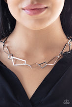 Load image into Gallery viewer, Shattering Records - Silver Necklace