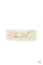 Load image into Gallery viewer, Clutch Your Pearls - Gold Snap Hair Clip