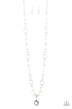Load image into Gallery viewer, Prized Pearls - White Lanyard