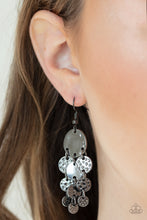 Load image into Gallery viewer, Do Chime In - Black Gunmetal Earrings