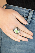 Load image into Gallery viewer, Dashingly Dewy - Green Ring