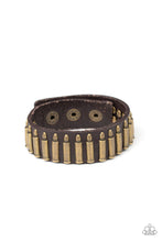 Load image into Gallery viewer, Armed and Dangerous - Brass Bracelet