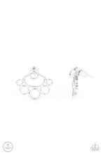 Load image into Gallery viewer, Completely Surrounded - Silver Double-Sided Post Earrings